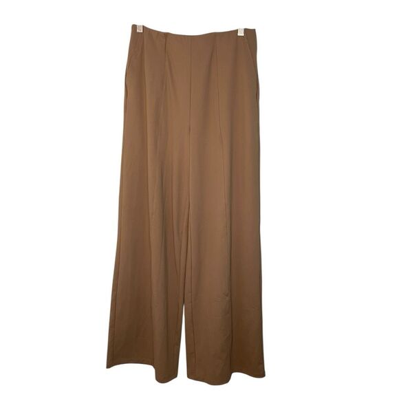 Old Navy High-Waisted PowerSoft Wide-Leg Pants Fir Tree Olive Green M - Picture 1 of 9